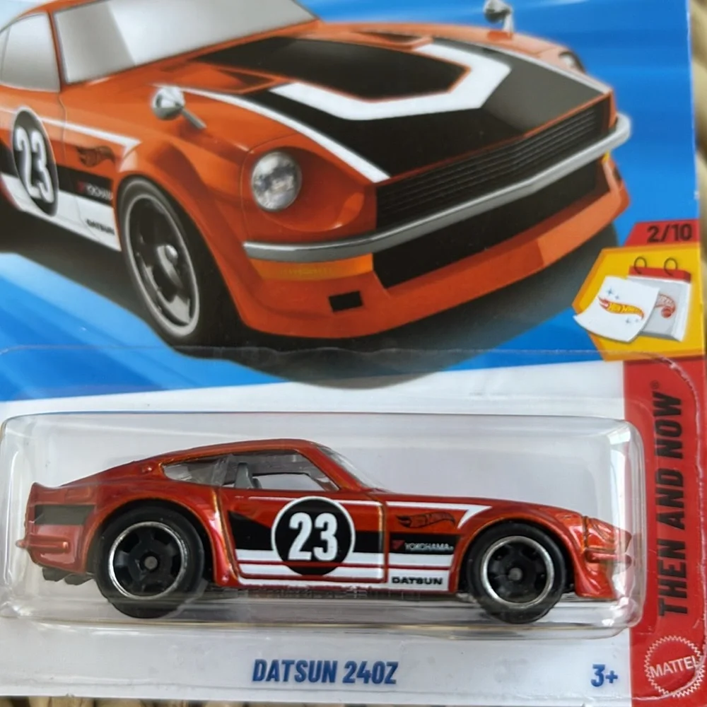 1972 Datsun 240Z Orange 240 Z Car Hot Wheels Racer Hotwheels Racing 2026 New
